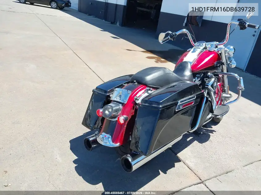 2013 Harley-Davidson Flhrc Road King Classic VIN: 1HD1FRM16DB639728 Lot: 45585467