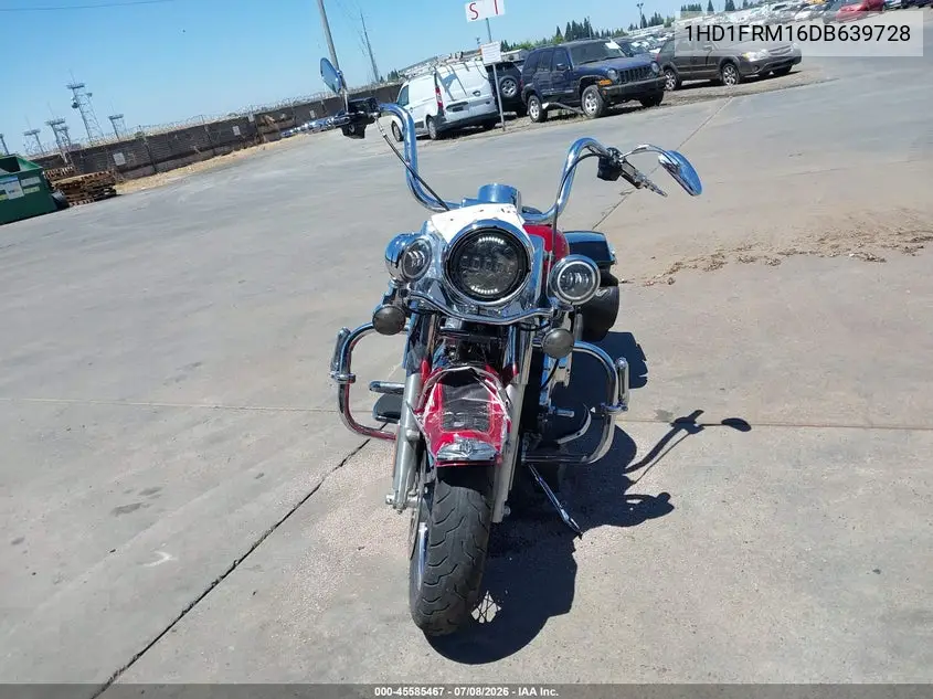 2013 Harley-Davidson Flhrc Road King Classic VIN: 1HD1FRM16DB639728 Lot: 45585467