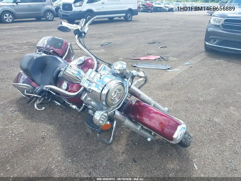2014 Harley-Davidson Flhr Road King VIN: 1HD1FBM14EB656889 Lot: 45382813
