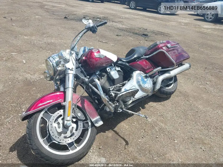 2014 Harley-Davidson Flhr Road King VIN: 1HD1FBM14EB656889 Lot: 45382813