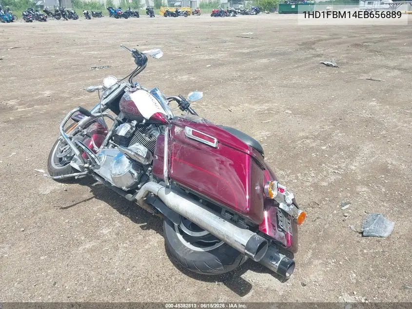 2014 Harley-Davidson Flhr Road King VIN: 1HD1FBM14EB656889 Lot: 45382813