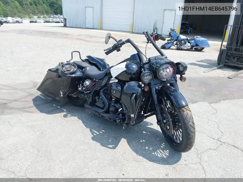 2014 Harley-Davidson Flhp Police Road King VIN: 1HD1FHM14EB645796 Lot: 45468195