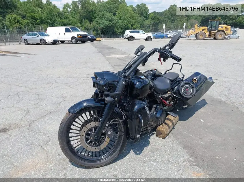 2014 Harley-Davidson Flhp Police Road King VIN: 1HD1FHM14EB645796 Lot: 45468195
