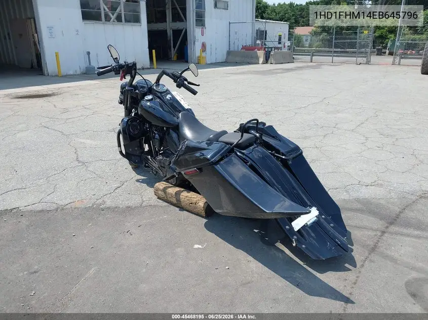 2014 Harley-Davidson Flhp Police Road King VIN: 1HD1FHM14EB645796 Lot: 45468195