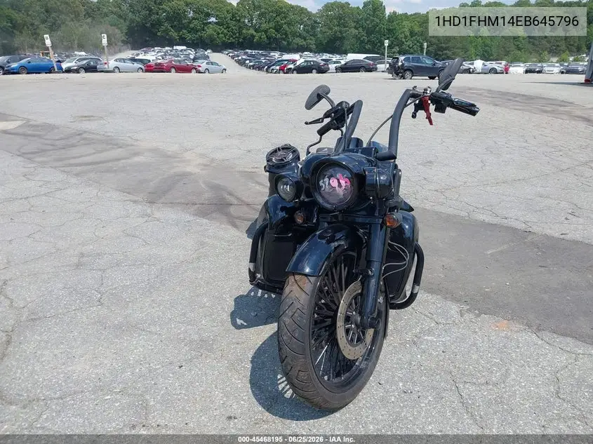 2014 Harley-Davidson Flhp Police Road King VIN: 1HD1FHM14EB645796 Lot: 45468195