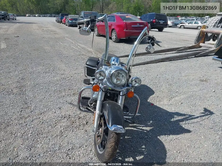2016 Harley-Davidson Flhr Road King VIN: 1HD1FBM13GB682869 Lot: 44917536