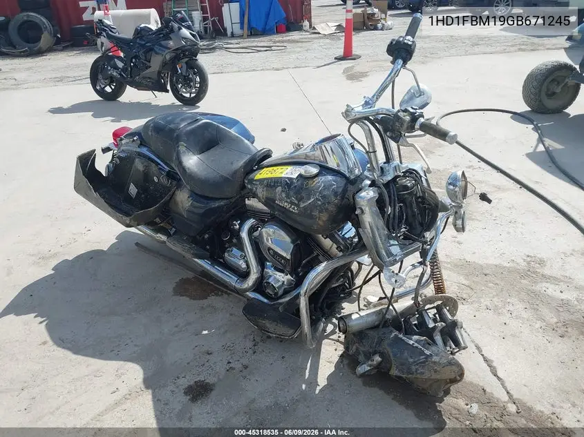 2016 Harley-Davidson Flhr Road King VIN: 1HD1FBM19GB671245 Lot: 45318535