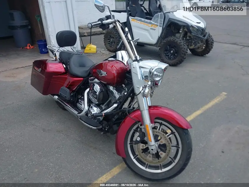 2016 Harley-Davidson Flhr Road King VIN: 1HD1FBM16GB603856 Lot: 45346591