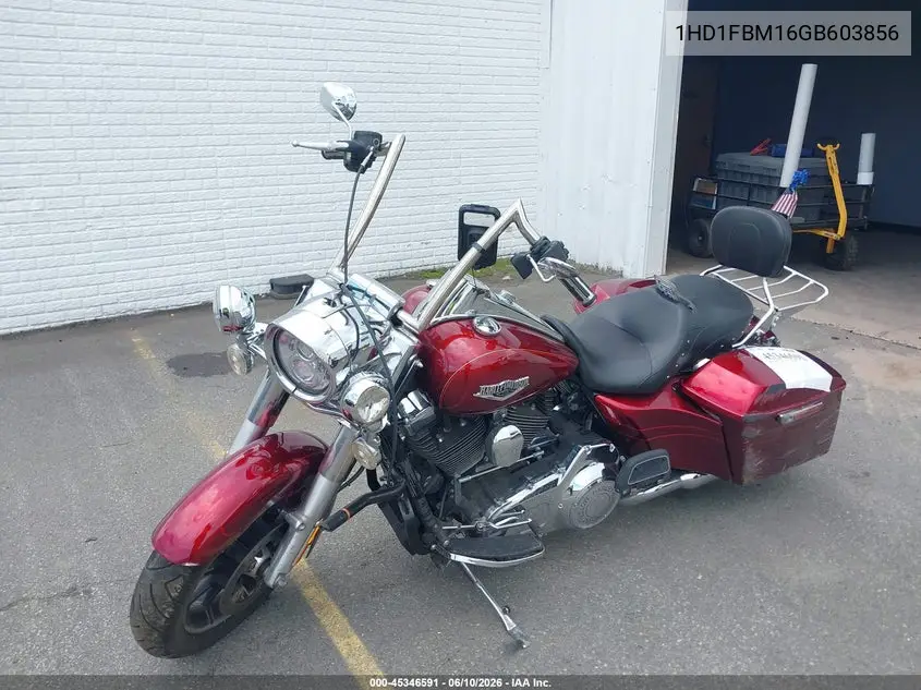 2016 Harley-Davidson Flhr Road King VIN: 1HD1FBM16GB603856 Lot: 45346591