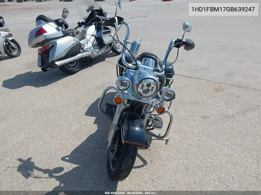 2016 Harley-Davidson Flhr Road King VIN: 1HD1FBM17GB639247 Lot: 45423359