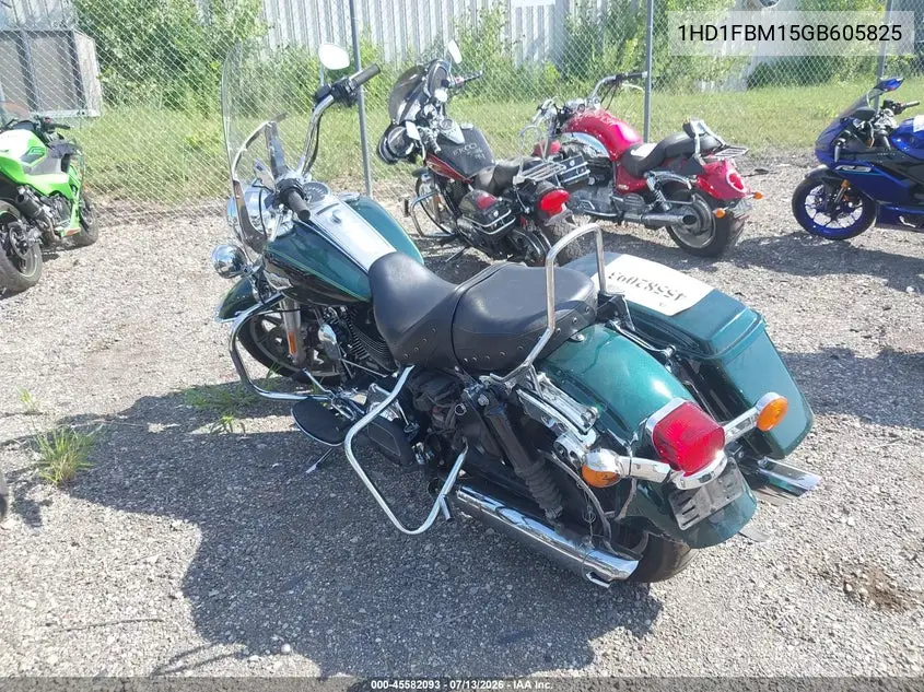 2016 Harley-Davidson Flhr Road King VIN: 1HD1FBM15GB605825 Lot: 45582093