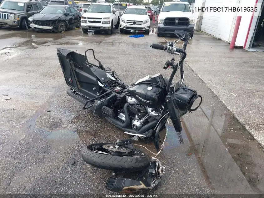 2017 Harley-Davidson Flhr Road King VIN: 1HD1FBC17HB619535 Lot: 42556742