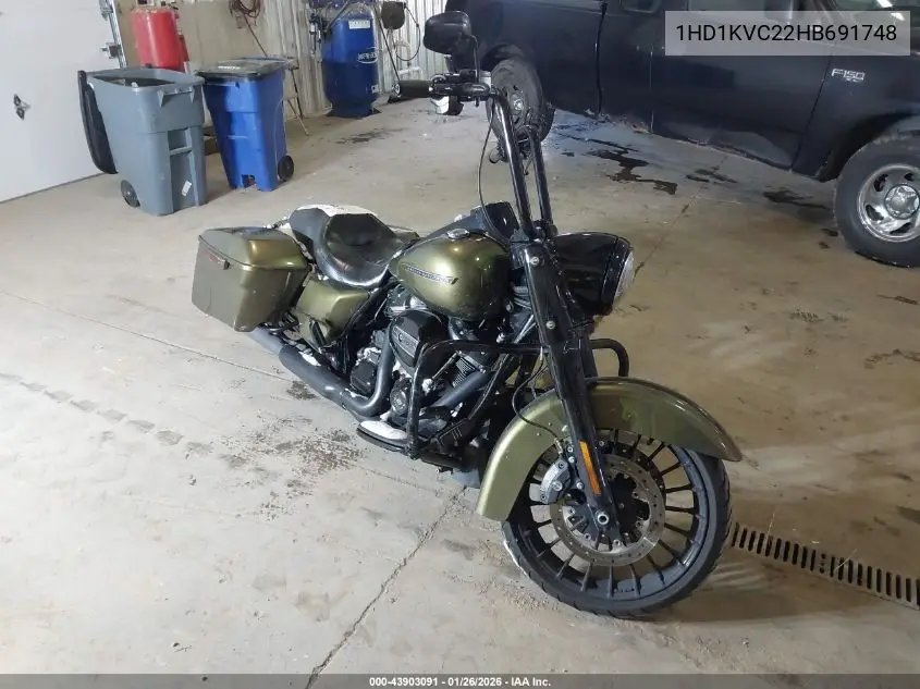 2017 Harley-Davidson Flhrxs VIN: 1HD1KVC22HB691748 Lot: 43903091