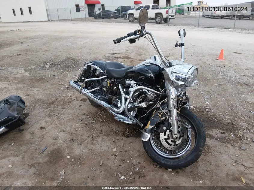 2017 Harley-Davidson Flhr Road King VIN: 1HD1FBC13HB610024 Lot: 44425401