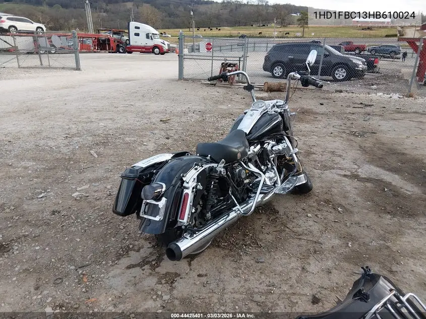 2017 Harley-Davidson Flhr Road King VIN: 1HD1FBC13HB610024 Lot: 44425401