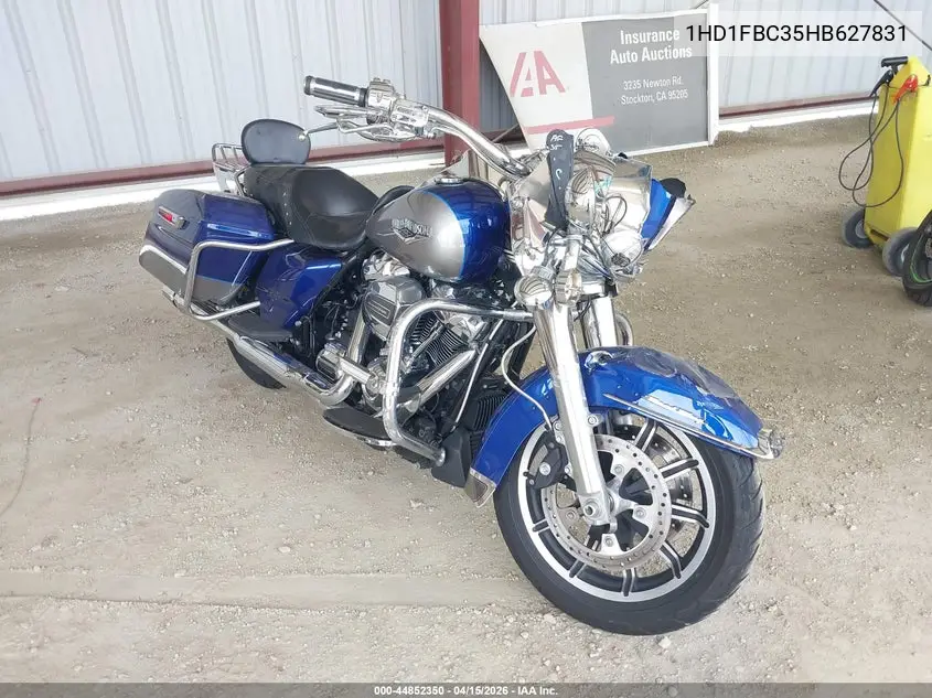 2017 Harley-Davidson Flhr Road King VIN: 1HD1FBC35HB627831 Lot: 44852350
