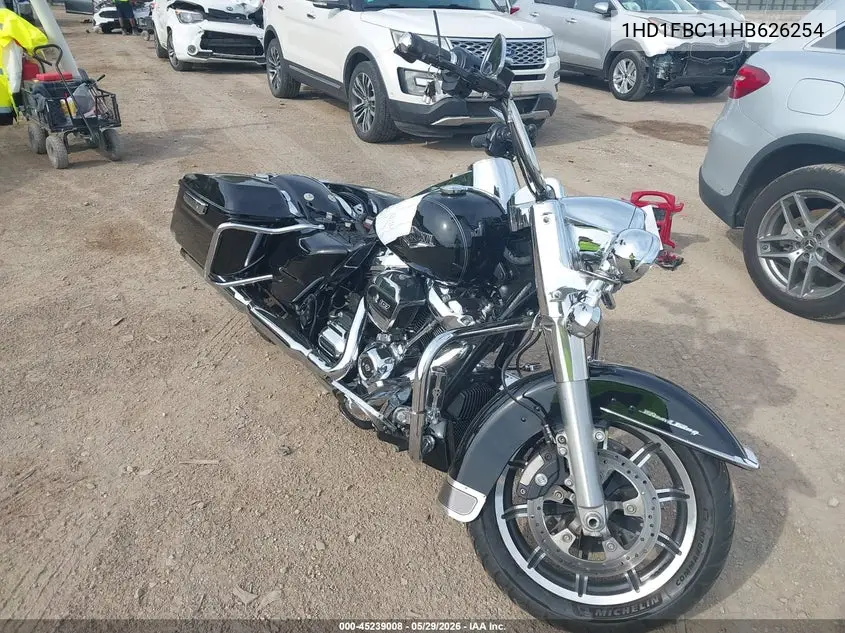 2017 Harley-Davidson Flhr Road King VIN: 1HD1FBC11HB626254 Lot: 45239008