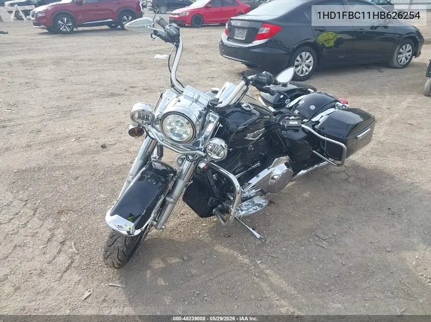 2017 Harley-Davidson Flhr Road King VIN: 1HD1FBC11HB626254 Lot: 45239008
