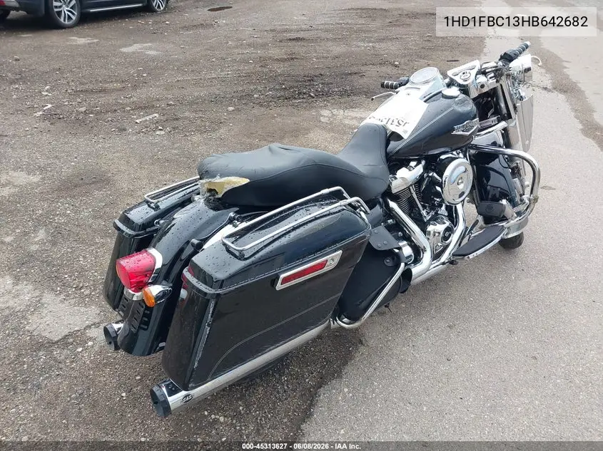 2017 Harley-Davidson Flhr Road King VIN: 1HD1FBC13HB642682 Lot: 45313627