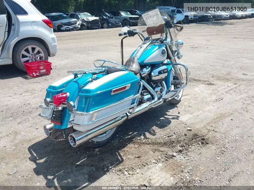 2018 Harley-Davidson Flhr Road King VIN: 1HD1FBC10JB651300 Lot: 45490533