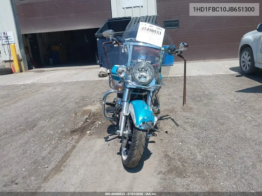 2018 Harley-Davidson Flhr Road King VIN: 1HD1FBC10JB651300 Lot: 45490533
