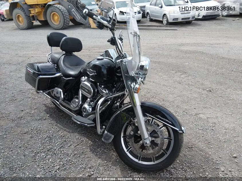2019 Harley-Davidson Flhr VIN: 1HD1FBC18KB638361 Lot: 44931666
