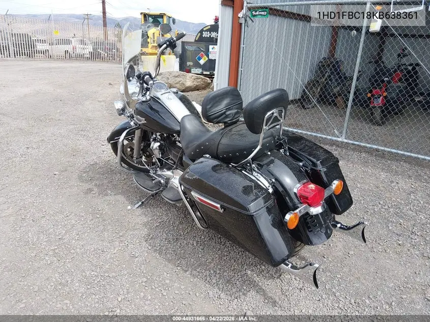 2019 Harley-Davidson Flhr VIN: 1HD1FBC18KB638361 Lot: 44931666