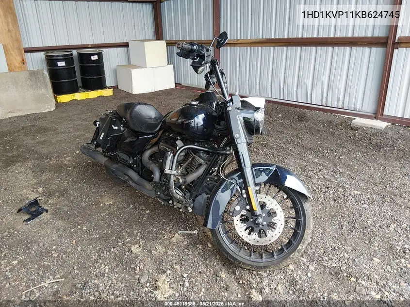 2019 Harley-Davidson Flhrxs VIN: 1HD1KVP11KB624745 Lot: 45119585