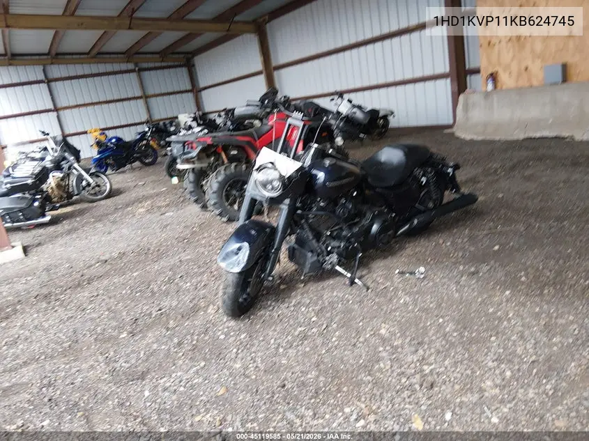 2019 Harley-Davidson Flhrxs VIN: 1HD1KVP11KB624745 Lot: 45119585