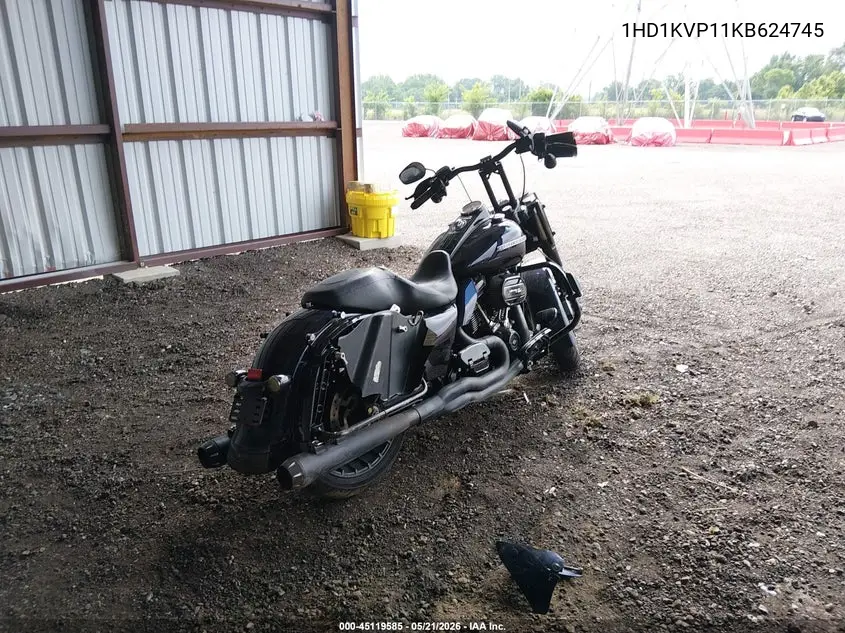 2019 Harley-Davidson Flhrxs VIN: 1HD1KVP11KB624745 Lot: 45119585