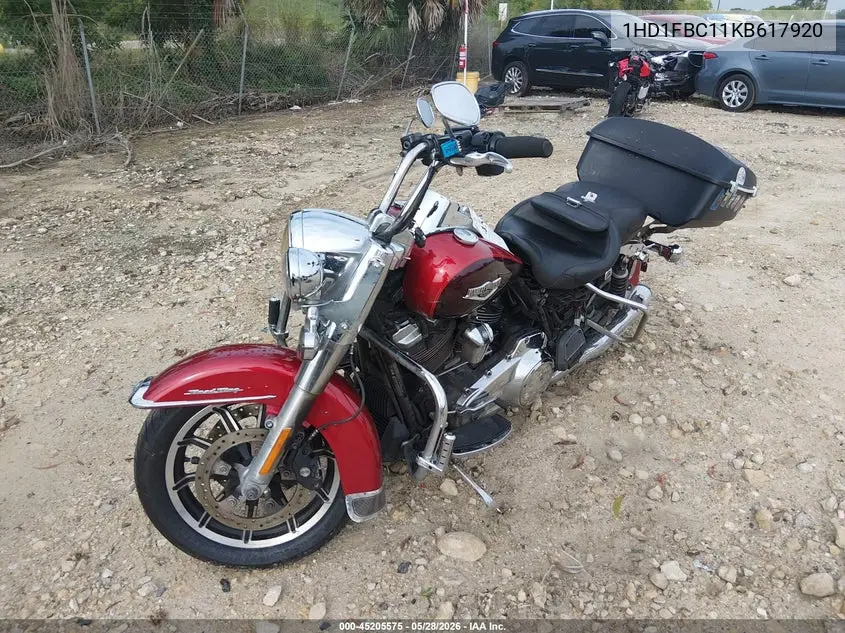 2019 Harley-Davidson Flhr VIN: 1HD1FBC11KB617920 Lot: 45205575