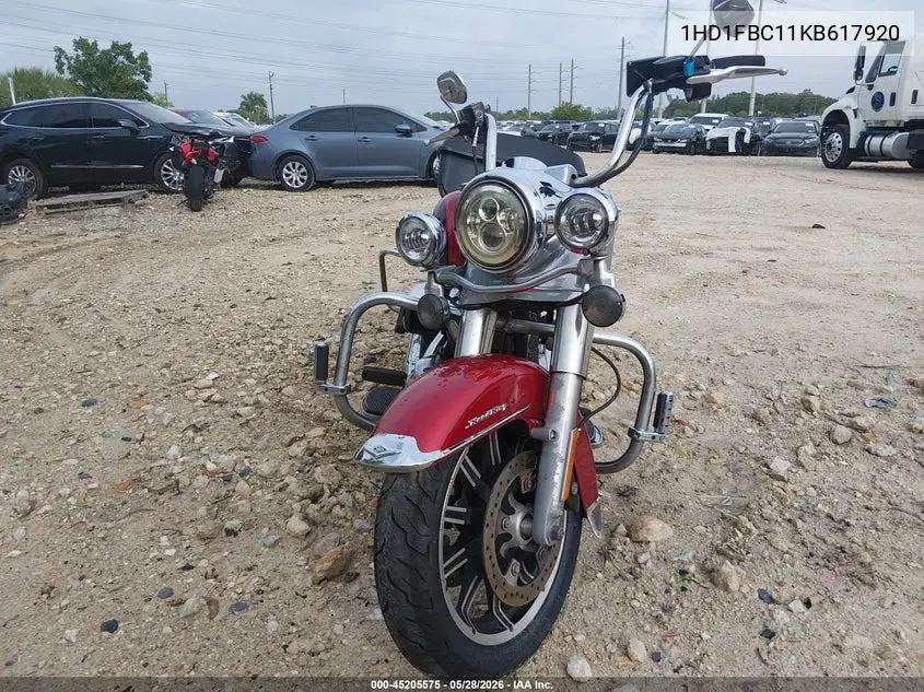 2019 Harley-Davidson Flhr VIN: 1HD1FBC11KB617920 Lot: 45205575