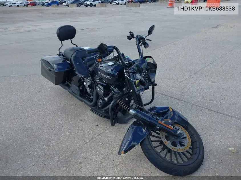 2019 Harley-Davidson Flhrxs VIN: 1HD1KVP10KB638538 Lot: 45406282
