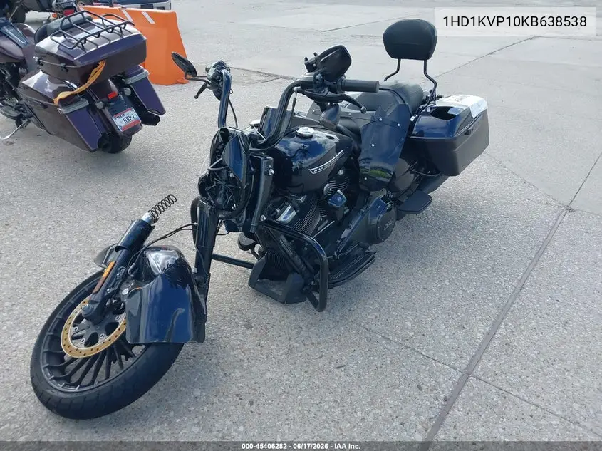 2019 Harley-Davidson Flhrxs VIN: 1HD1KVP10KB638538 Lot: 45406282