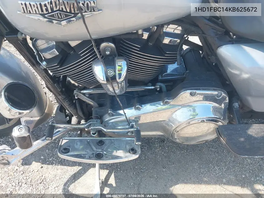 2019 Harley-Davidson Flhr VIN: 1HD1FBC14KB625672 Lot: 45578727