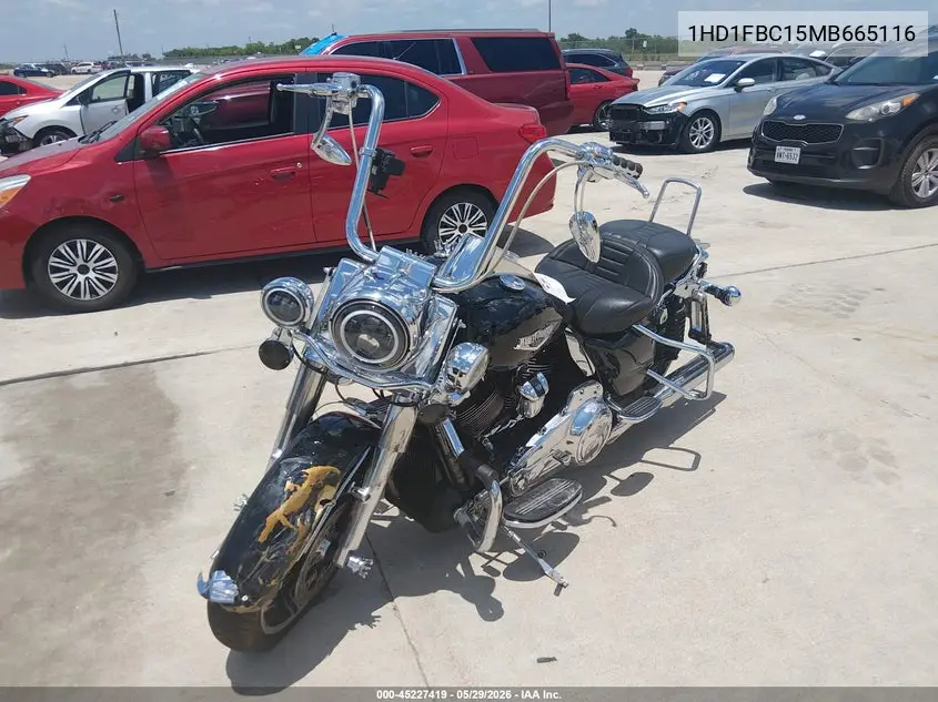 2021 Harley-Davidson Flhr VIN: 1HD1FBC15MB665116 Lot: 45227419