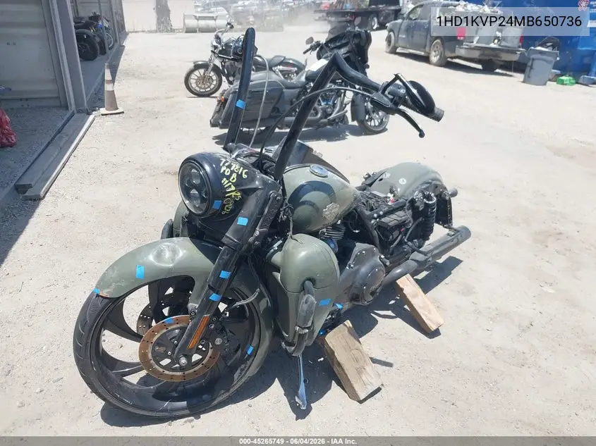 2021 Harley-Davidson Flhrxs VIN: 1HD1KVP24MB650736 Lot: 45265749