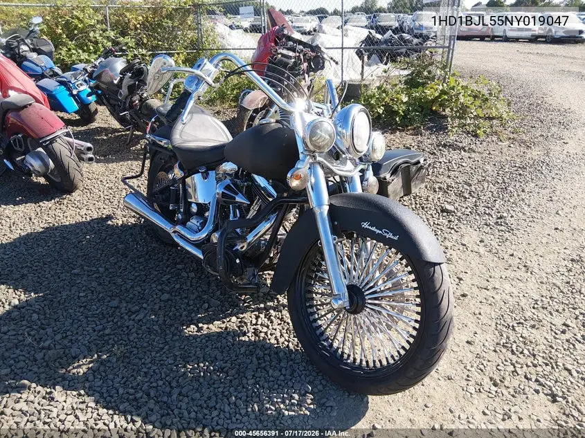 1992 Harley-Davidson Flstc VIN: 1HD1BJL55NY019047 Lot: 45656391
