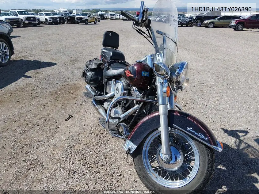 1996 Harley-Davidson Flstc VIN: 1HD1BJL43TY026390 Lot: 45175747