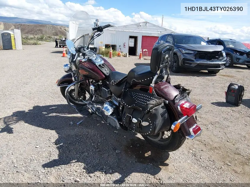 1996 Harley-Davidson Flstc VIN: 1HD1BJL43TY026390 Lot: 45175747