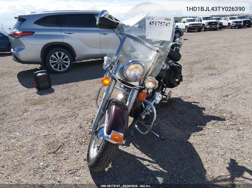 1996 Harley-Davidson Flstc VIN: 1HD1BJL43TY026390 Lot: 45175747