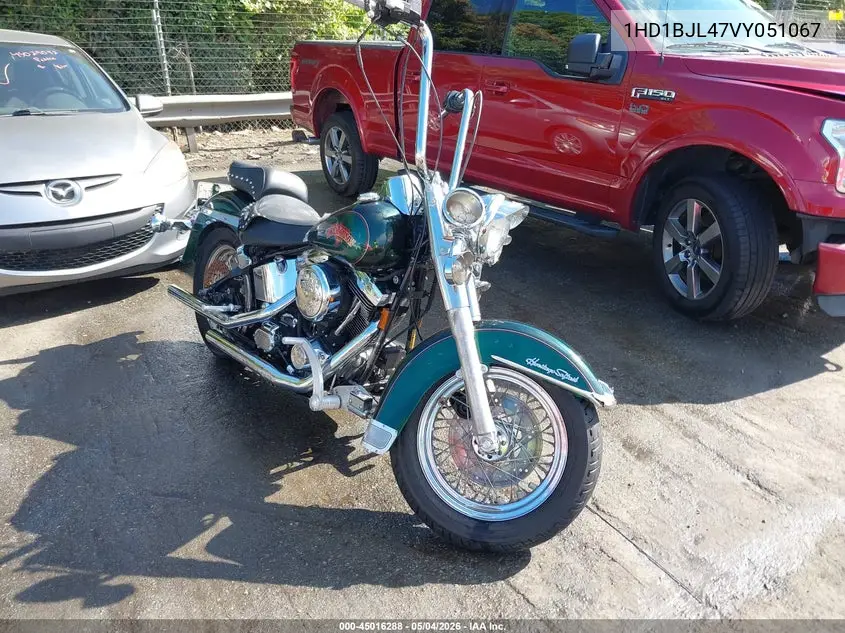 1997 Harley-Davidson Flstc VIN: 1HD1BJL47VY051067 Lot: 45016288