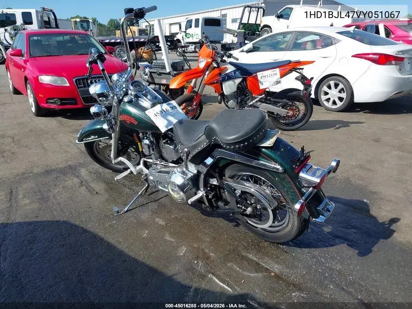 1997 Harley-Davidson Flstc VIN: 1HD1BJL47VY051067 Lot: 45016288