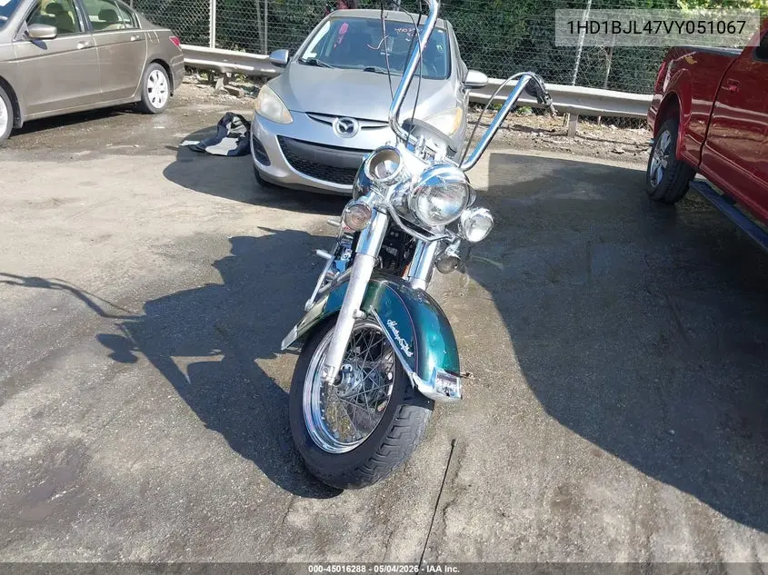 1997 Harley-Davidson Flstc VIN: 1HD1BJL47VY051067 Lot: 45016288