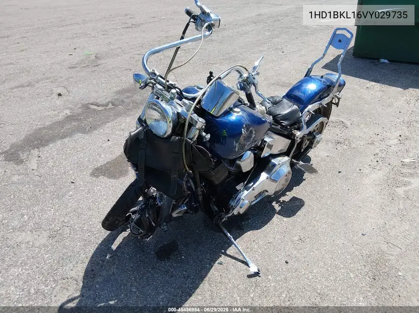 1997 Harley-Davidson Fxst Custom VIN: 1HD1BKL16VY029735 Lot: 45496984