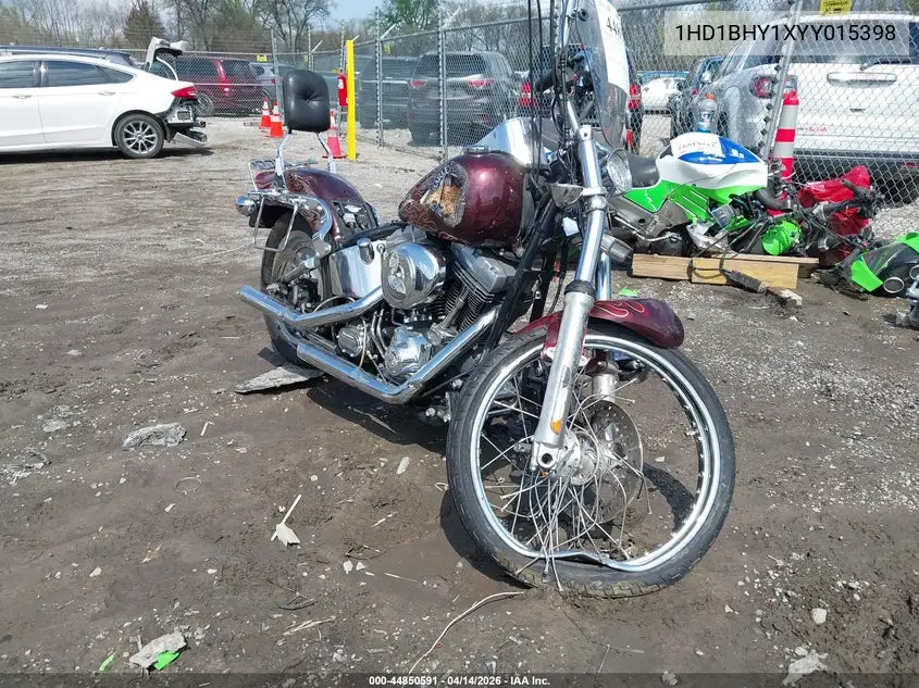 2000 Harley-Davidson Fxst VIN: 1HD1BHY1XYY015398 Lot: 44850591