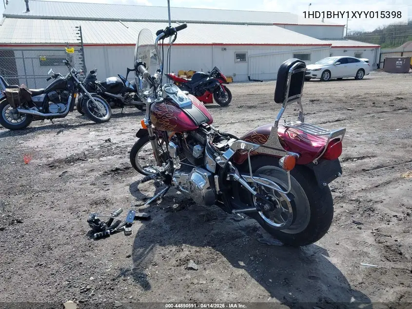 2000 Harley-Davidson Fxst VIN: 1HD1BHY1XYY015398 Lot: 44850591