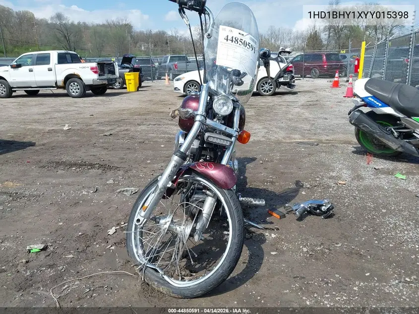 2000 Harley-Davidson Fxst VIN: 1HD1BHY1XYY015398 Lot: 44850591