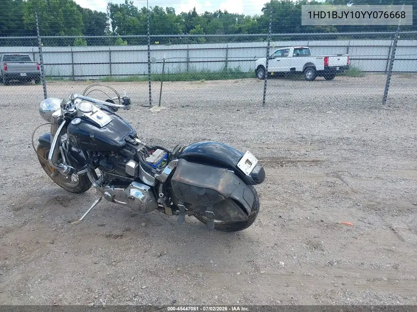 2000 Harley-Davidson Flstc VIN: 1HD1BJY10YY076668 Lot: 45447081