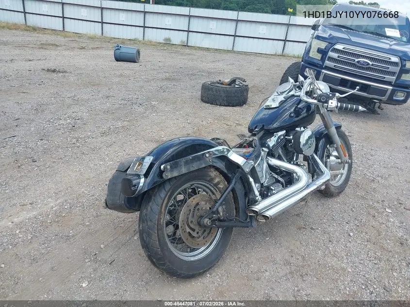 2000 Harley-Davidson Flstc VIN: 1HD1BJY10YY076668 Lot: 45447081